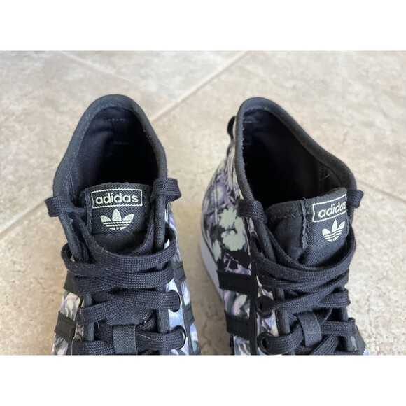 Adidas Nizza Platform Mid ID7260 Lilac Floral Women's Size 7.5 90’s Y2K - Picture 11 of 13